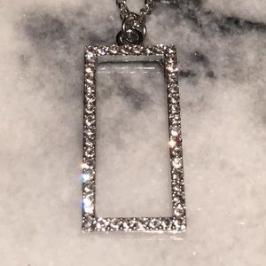 Crystal Rectangle Necklace